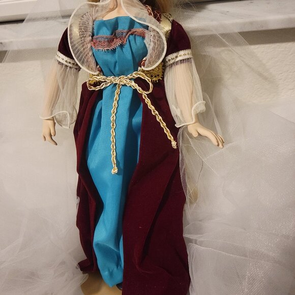 Paradise Galleries Doll porcelain face Collectible Porcelain Rapunzel Vintage - Picture 5 of 9